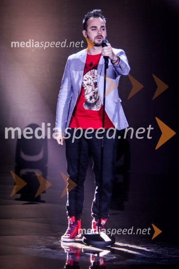  Žiga Rustja, pevec, moderator Radia CaprisZmagovalka Dnevov slovenske zabavne glasbe, Poprock je Anabel