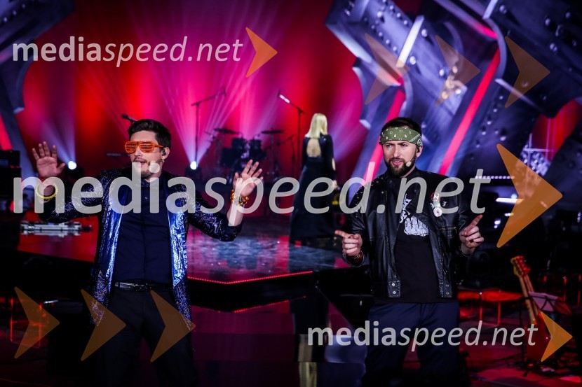  Tin Vodopivec, stand up komik;  Perica Jerkovič, stand-up komikZmagovalka Dnevov slovenske zabavne glasbe, Poprock je Anabel