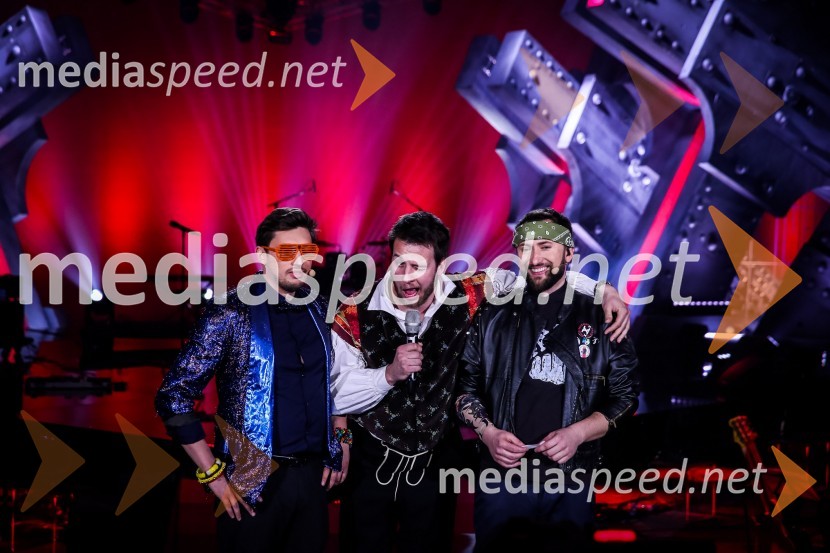  Tin Vodopivec, stand up komik;  ... ;  Perica Jerkovič, stand-up komikZmagovalka Dnevov slovenske zabavne glasbe, Poprock je Anabel