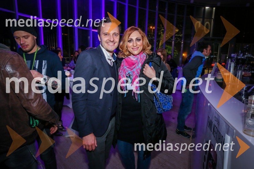  Blaž Švab, pevec, skupina Modrijani;  Nina, pevkaZmagovalka Dnevov slovenske zabavne glasbe, Poprock je Anabel