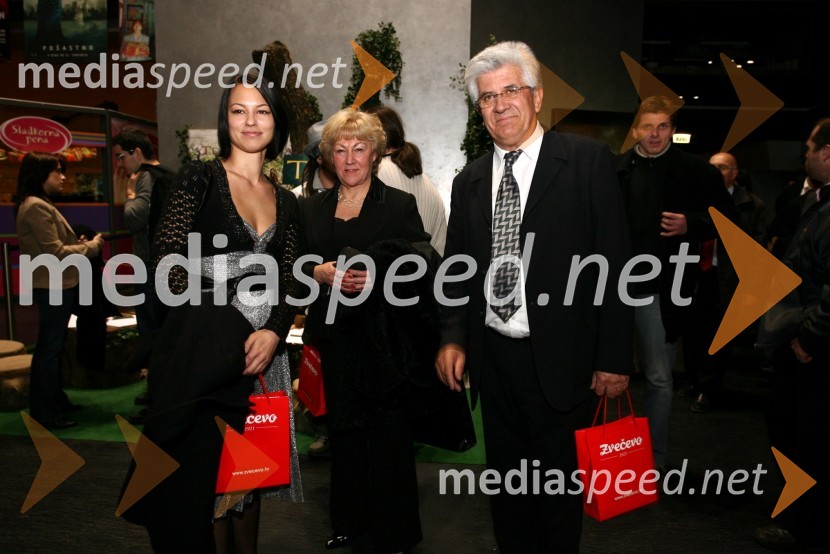 Alenka Protič, pomočnica direktorja filma, Ana in Radomir Glogovac, starša režiserke filma Janje GlogovacPremiera filma L kot Ljubezen
