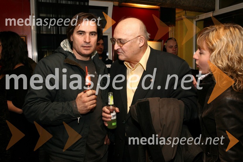 Vasilij Vasko Polič, vrhovni sodnik in Rok Cvetkov, kaskaderPremiera filma L kot Ljubezen