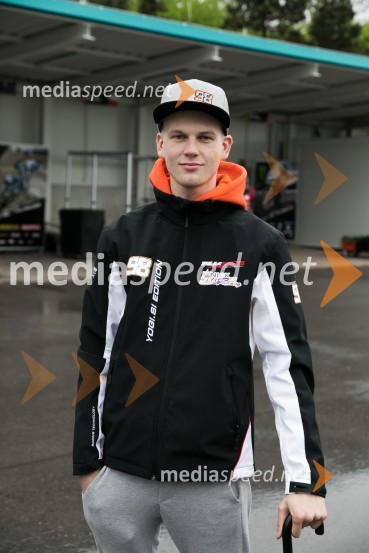  Nick Škorja, speedwayist (AMTK Ljubljana)2017 AZTORIN Slovenian FIM Speedway GP, žrebanje štartnih številk