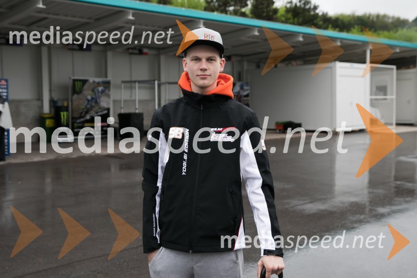  Nick Škorja, speedwayist (AMTK Ljubljana)2017 AZTORIN Slovenian FIM Speedway GP, žrebanje štartnih številk