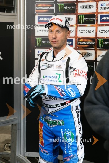  Nicki  Pedersen, speedwayist (Danska)2017 AZTORIN Slovenian FIM Speedway GP, žrebanje štartnih številk