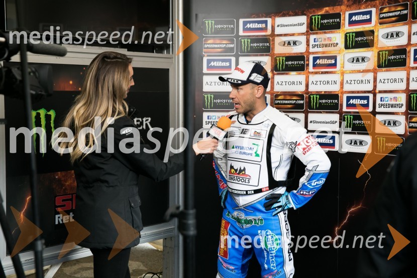  Nicki  Pedersen, speedwayist (Danska)2017 AZTORIN Slovenian FIM Speedway GP, žrebanje štartnih številk