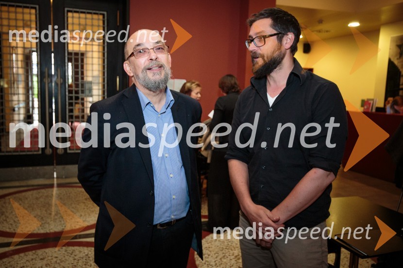 mag. Vojko Stopar, direktor Vibafilm;  Miha Knific, predsednik društva slovenskih režiserjevNagrada bert Ivi Zupančič