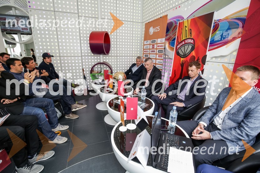 Liga Nova KBM, novinarska konferenca pred začetkom polfinalaLiga Nova KBM, novinarska konferenca pred začetkom polfinala