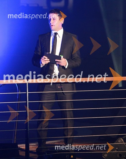 Peter Poles, povezovalec prireditveOtvoritev termalnega centra Wellness park Laško