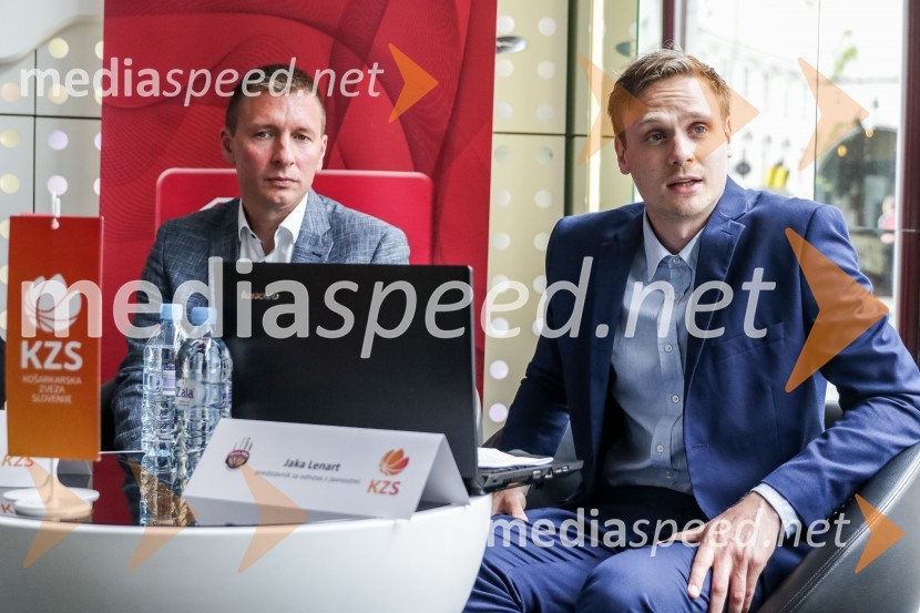  Simon  Petrov, trener Krke;  ... Liga Nova KBM, novinarska konferenca pred začetkom polfinala