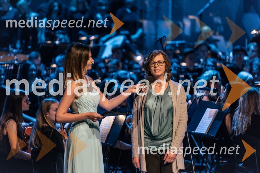  Karin Sabadin, TV voditeljica;  Jana Šelih, predsednica Društvo Downov sindrom Slovenija