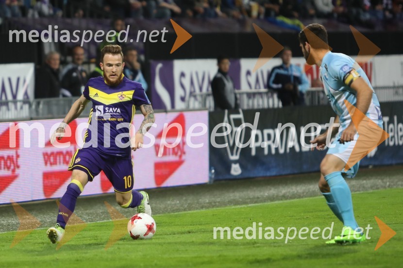  Dino Hotić, nogometaš, NK Maribor;  Matija Škarabot, igralec, ND GoricaMaribor – Gorica, nogometna tekma, Prva Liga