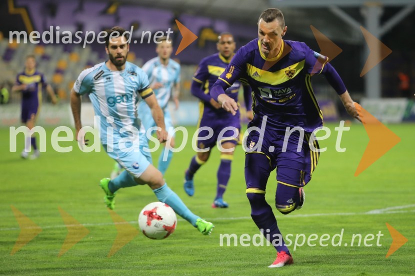  Matija Škarabot, igralec, ND Gorica;  Milivoje  Novaković, nogometaš NK MariborMaribor – Gorica, nogometna tekma, Prva Liga