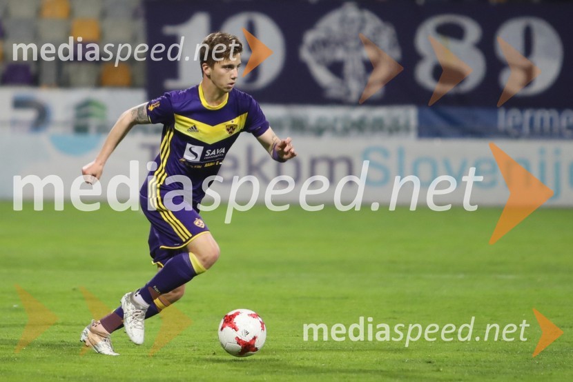  Luka Zahovič, nogometaš NK MariborMaribor – Gorica, nogometna tekma, Prva Liga