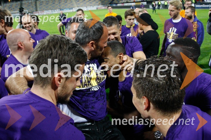  Darko  Milanič, trener NK Maribor;  Marcos  Tavares, nogometaš NK MariborMaribor – Gorica, nogometna tekma, Prva Liga