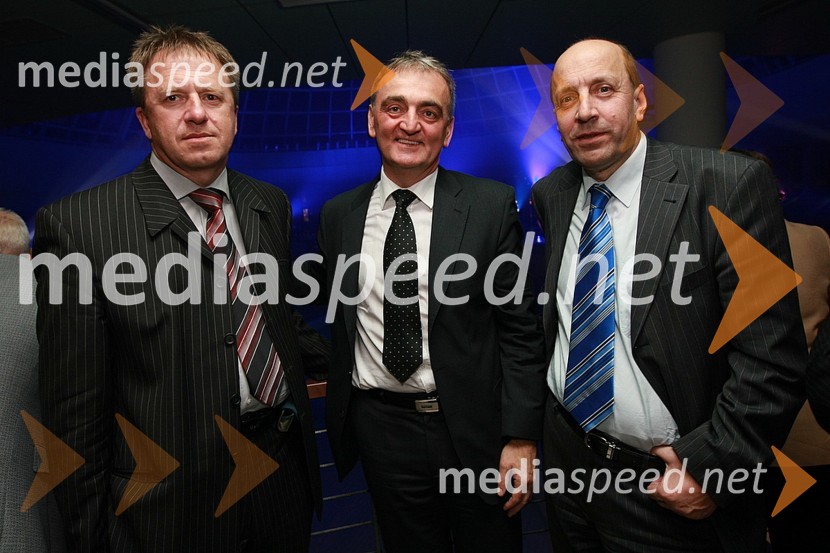 Zdravko Počivalšek, generalni direktor Terme Olimija, Kristijan Janc, župan občine Sevnica in Jakob Presečnik, poslanec SLSOtvoritev termalnega centra Wellness park Laško