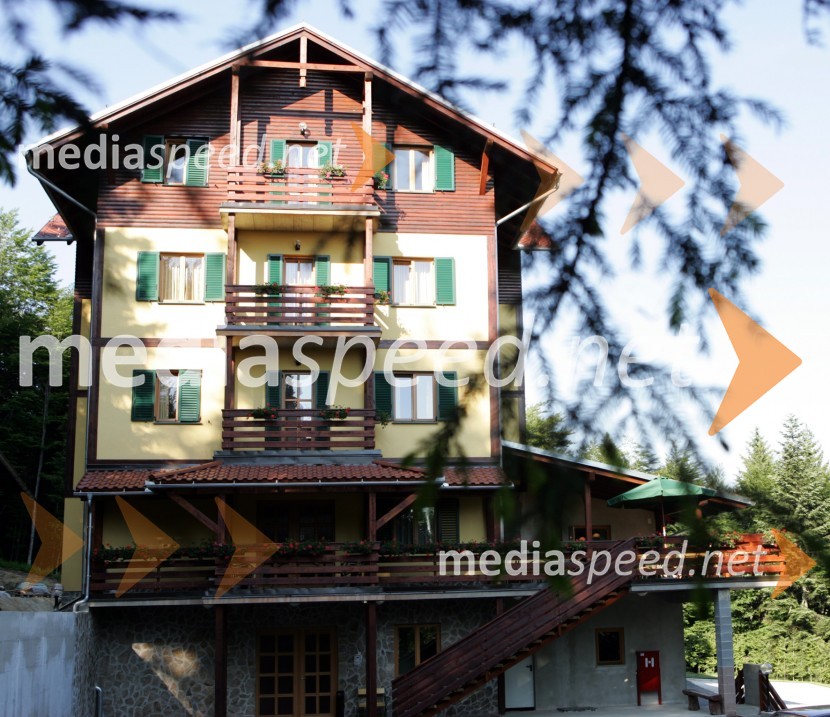 Pročelje hotelaPohorje, Slovenija