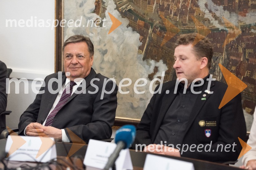  Zoran Janković, župan, Mestna občina Ljubljana;  Danilo Steyer,   vinar, Steyer Vina; vinski vitez, predsednik Vinske reprezentance SlovenijeVinoEuro2018, Slovenija bo gostila Evropsko prvenstvo vinarjev v nogometu