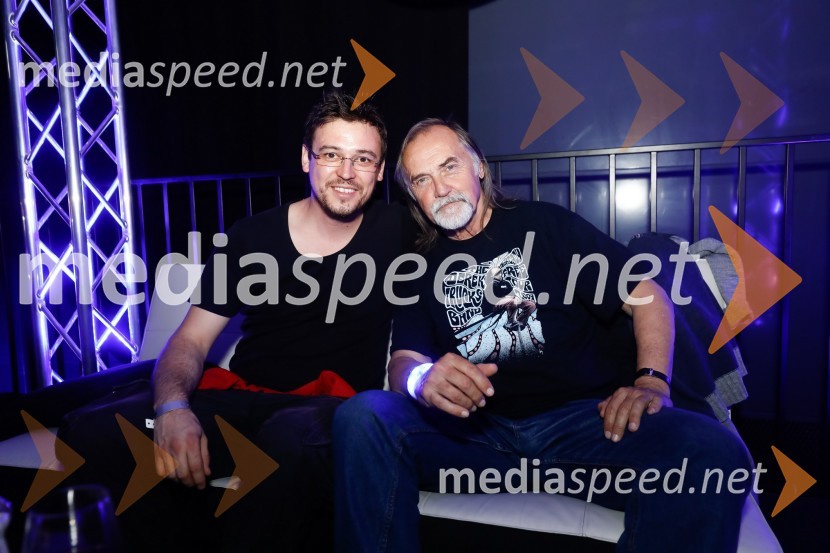  Boštjan Meglič, glasbenik, član skupine Siddharta;  Dragan  Bulič, glasbeni urednikVolkswagen rocks, zaključni koncert