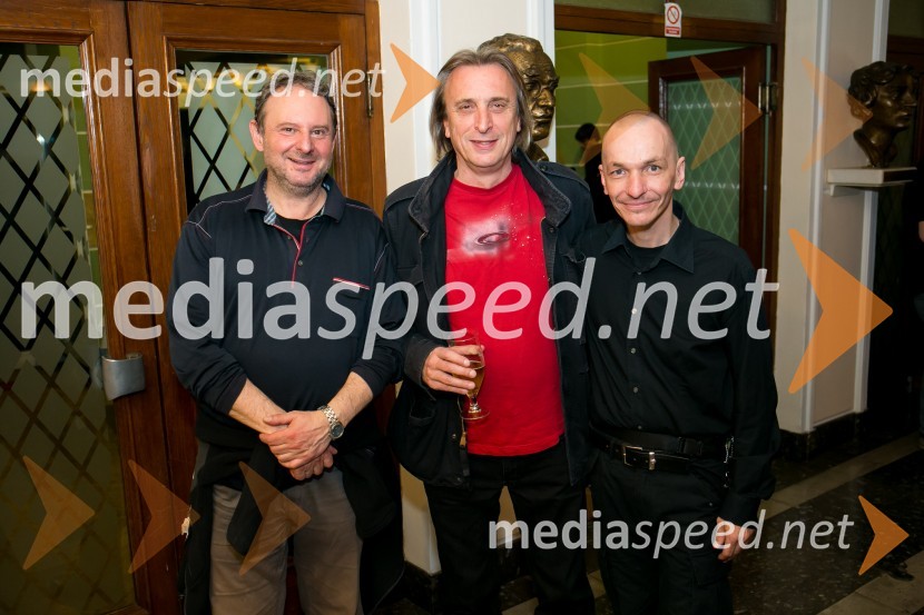  Igor Žužek, igralec;  Matjaž Zupančič, režiser;  David Čeh, igralecNebeški odred, premiera predstave