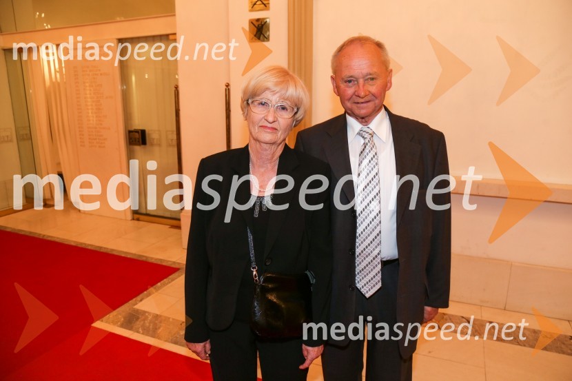  Renata Križman; prof. dr. Alojz Križman, Častni občan mesta Maribor, nekdanji župan mestna Maribor, nekdanji rektor UMLjudožerci, premiera predstave