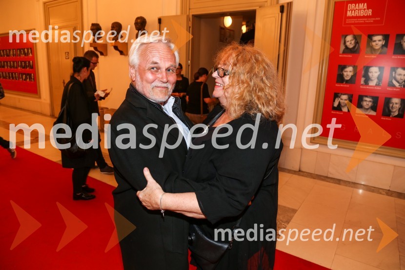  Niko  Goršič, igralec, publicist in režiser;  Alenka Cilenšek, igralkaLjudožerci, premiera predstave