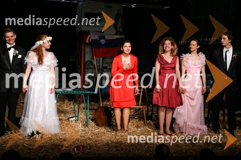  Matevž Biber, igralec;  Mateja  Pucko, igralka;  Ksenija Mišič, igralka;  Ana Urbanc, igralka;  Nika Rozman, igralka;  Jurij Drevenšek, igralecLjudožerci, premiera predstave