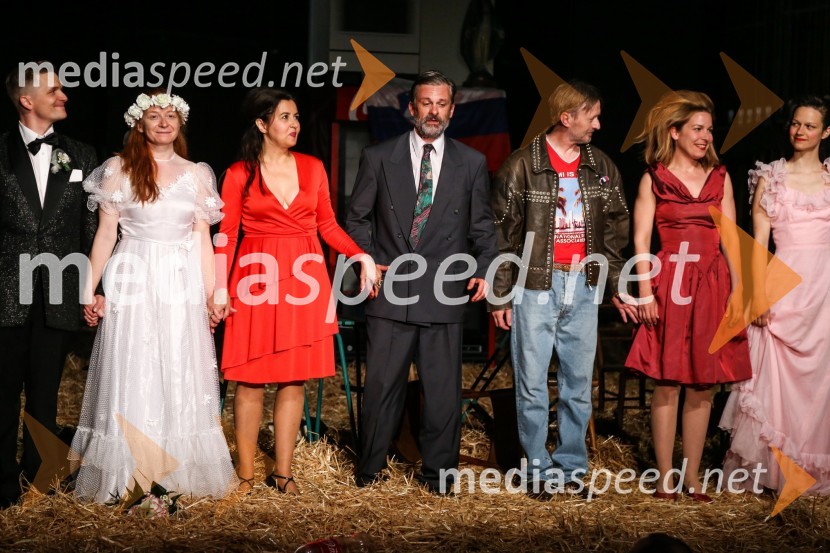  Matevž Biber, igralec;  Mateja  Pucko, igralka;  Ksenija Mišič, igralka;  Vladimir Vlaškalić, igralec;  Alojz Svete, igralec;  Ana Urbanc, igralka;  Nika Rozman, igralkaLjudožerci, premiera predstave