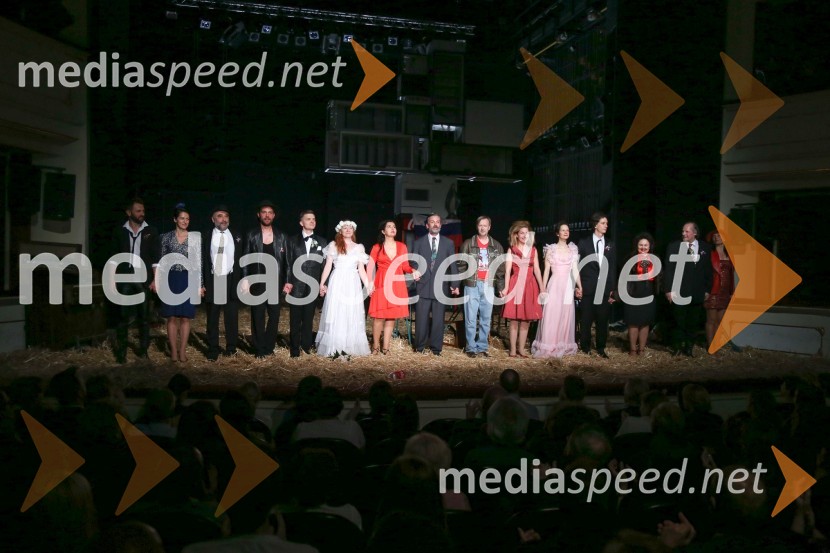  Viktor Meglič, igralec;  Eva Kraš, igralka;  Peter Boštjančič, igralec;  Kristijan Ostanek, igralec;  Matevž Biber, igralec;  Mateja  Pucko, igralka;  Ksenija Mišič, igralka;  Vladimir Vlaškalić, igralec;  Alojz Svete, igralec;  Ana Urbanc, igralka;  Nika Rozman, igralka;  Jurij Drevenšek, igralec;  Irena Varga, igralka;  Miloš  Battelino, igralec;  Mirjana Šajinović, igralkaLjudožerci, premiera predstave