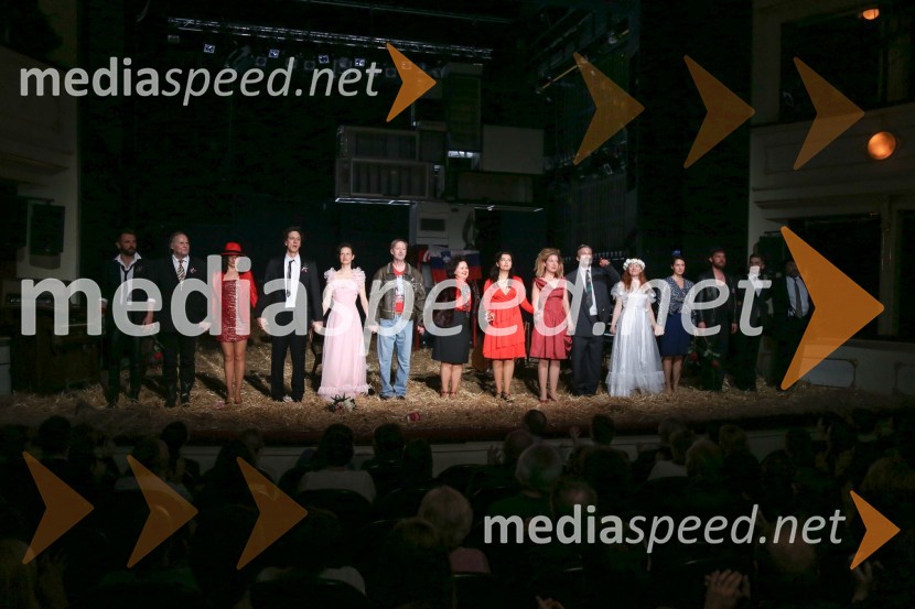  Viktor Meglič, igralec;  Miloš  Battelino, igralec;  Mirjana Šajinović, igralka;  Jurij Drevenšek, igralec;  Nika Rozman, igralka;  Alojz Svete, igralec;  Irena Varga, igralka;  Ksenija Mišič, igralka;  Ana Urbanc, igralka;  Vladimir Vlaškalić, igralec;  Mateja  Pucko, igralka;  Eva Kraš, igralka;  Kristijan Ostanek, igralec;  Matevž Biber, igralec;  Peter Boštjančič, igralecLjudožerci, premiera predstave