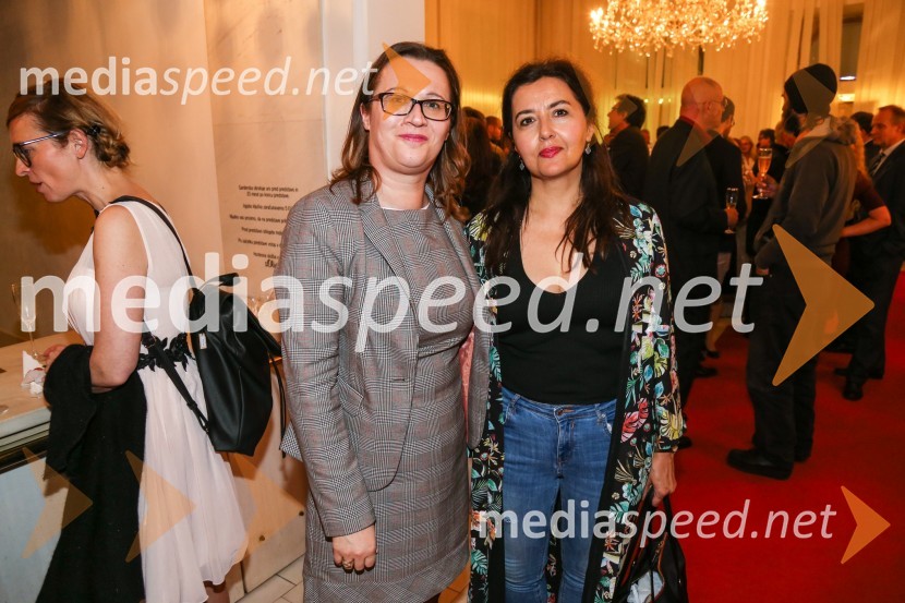  Lidija Divjak Mirnik, direktorica Študentskih domov UM, mestna svetnica MOM (LPR);  Ksenija Mišič, igralkaLjudožerci, premiera predstave