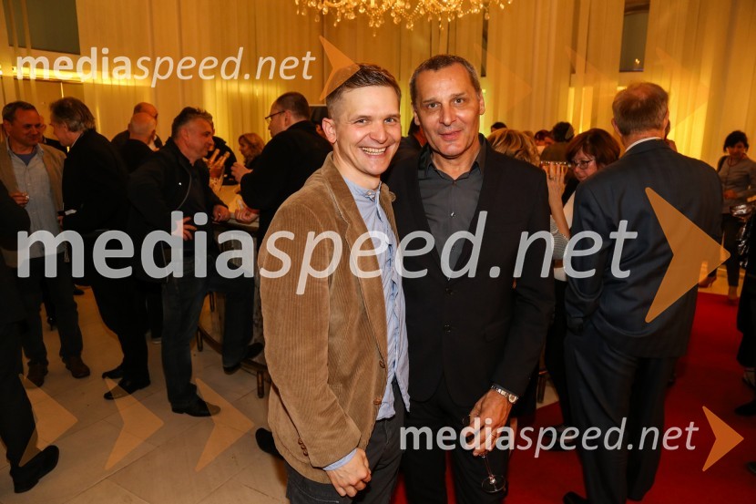  Matevž Biber, igralec;  Danilo Rošker, direktor SNG MariborLjudožerci, premiera predstave