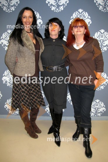 Tanja Zajc, urednica in producentka Lota, Magda Matelko, grafologinja CMHA ter Evelinda Grosman, direktorica šole GE-Global EliteŽrebanje rekordne loto evro sedmice