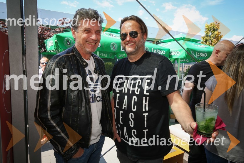  Igor Ribič, Ribič Pepe;  ... Predstavitev novega člana skupine Čuki, Miha Novak