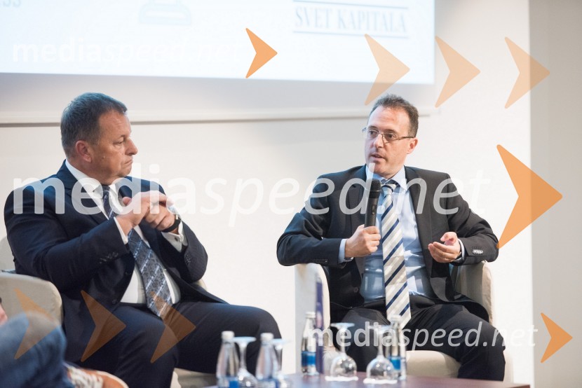  Robert Trnovec, generalni direktor Microsoft Slovenija;  Oliver Currie, PwCUredba o varstvu podatkov, AmCham Fokus