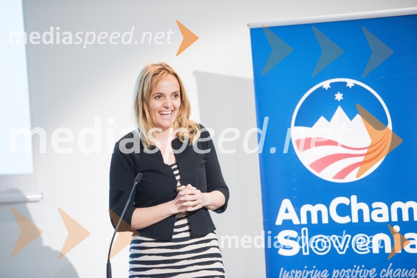  Ajša Vodnik, izvršna direktorica AmCham (Ameriška gospodarska zbornica)Uredba o varstvu podatkov, AmCham Fokus