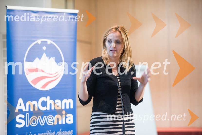  Ajša Vodnik, izvršna direktorica AmCham (Ameriška gospodarska zbornica)Uredba o varstvu podatkov, AmCham Fokus