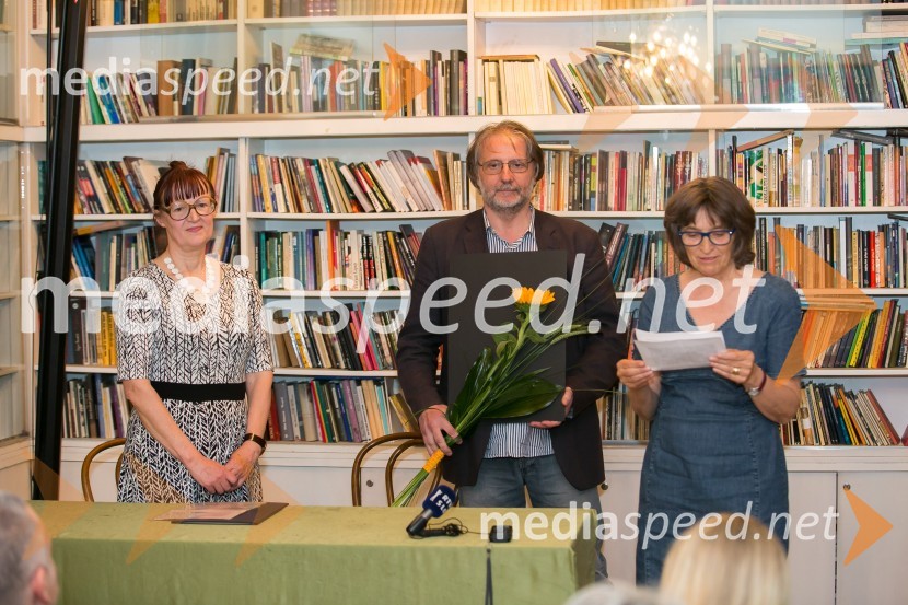  Jana Kolarič, pisateljica;  Vinko Möderndorfer, pisatelj, pesnik, režiser, dramatik;  Ifigenija Simonovič, pisateljicaDesetnico 2017 je prejel Vinko Möderndorfer