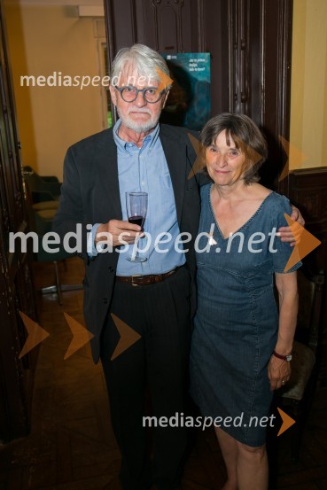  Slavko Pregl, pisatelj;  Ifigenija Simonovič, pisateljicaDesetnico 2017 je prejel Vinko Möderndorfer