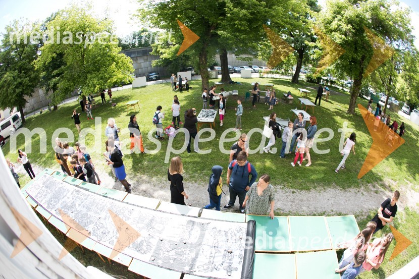 2. LIKfest, zaključna prireditev z izdelavo grafike velikanke2. LIKfest, zaključna prireditev z izdelavo grafike velikanke