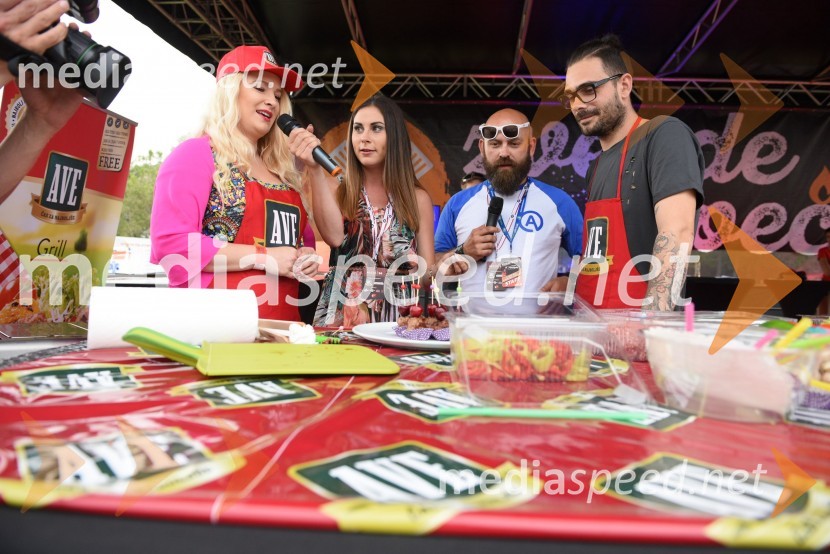  Danica Lovenjak, novinarka;  ... ;  Grega Javornik, radijski voditelj, radio Aktual;  Jani Jugovic, kuharski mojsterAktualov koncert in največja Roštiljada v Sloveniji