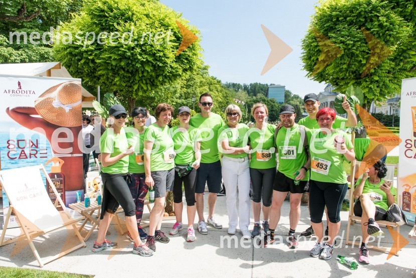  ... ;  Judita Železnik, tržno komuniciranje Kozmetike Afrodita;  Andreja  Jug;  ... ;  ... ;  Danica Zorin Mijošek, direktorica in ustanoviteljica podjetja Kozmetika Afrodita;  Simona  Potočnik;  Miha Bercko;  ... ;  Nada Avguštin1. Afroditin tek