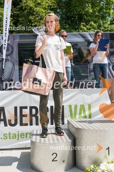  Andreja  Gorčan, 2. mesto, Afroditin tek, 5 km, ženski1. Afroditin tek