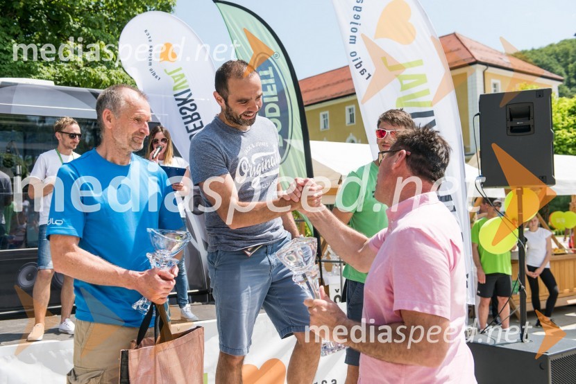  Marijan Krempl, 2. mesto, Afroditin tek, 5 km, moški;  Siniša Pintar, 1. mesto, Afroditin tek, 5 km, moški;  Žiga  Božič, 3. mesto, Afroditin tek, 5km, moški;  Roman  Moškotevc, direktor Radio Štajerski val1. Afroditin tek