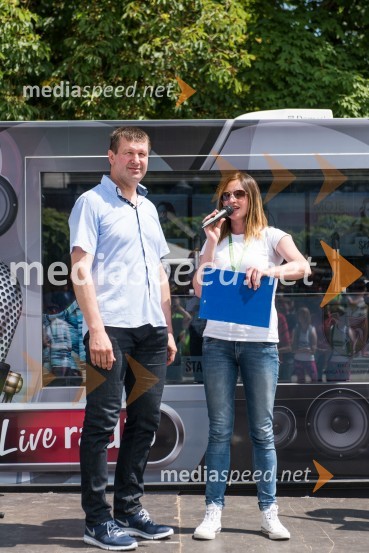 mag. Branko Kidrič, župan, Občina Rogaška Slatina;  Katja Žvikart, radijska voditeljica, Štajerski val1. Afroditin tek