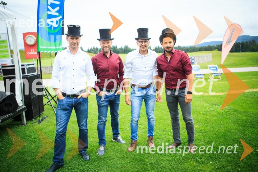 Jože Potrebuješ, skupina Čuki;  Matjaž Končan, skupina Čuki;  Miha Novak, skupina Čuki;  Jernej Tozon, pevec, skupina ČukiZvezde pod klobuki 2017