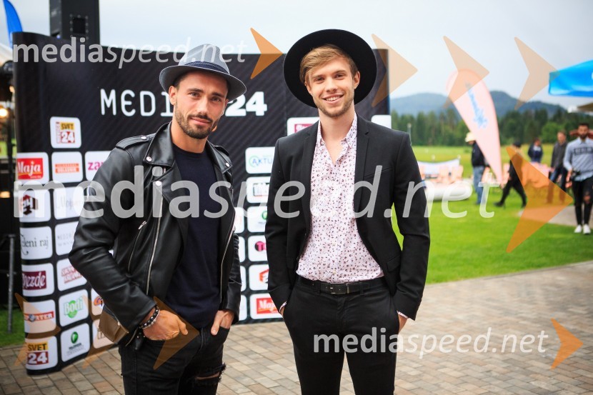  Gašper Tratnik, maneken;  Tilen Grah, Mister Slovenije 2016Zvezde pod klobuki 2017