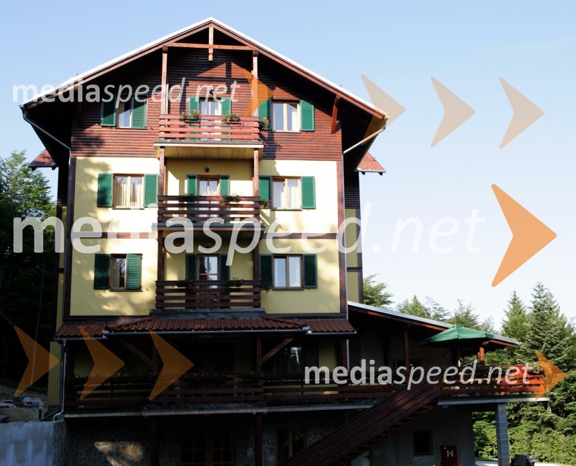 Pročelje hotelaPohorje, Slovenija