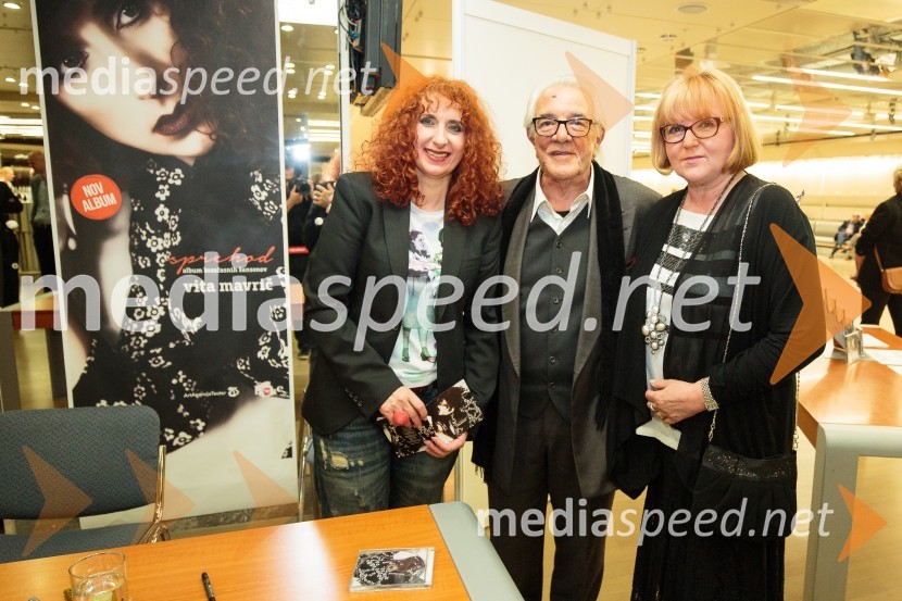  Vita Mavrič, šansonjerka;  Slavko Deržek, profesor francoskega jezika;  Carmen Deržek, profesorica francoskega jezikaVita Mavrič, Veliki koncert šansonov