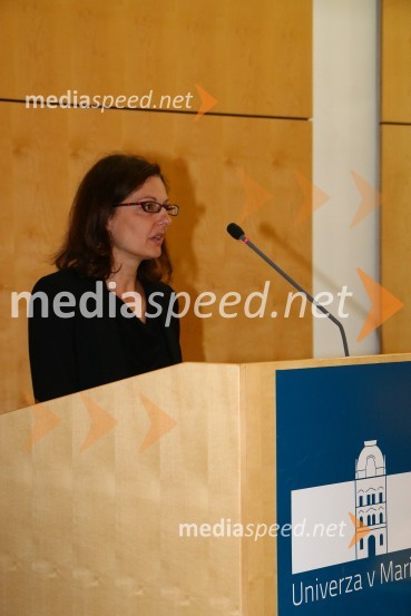 doc. dr.  Mirjana Kljajić Borštnar, prodekanja, Fakulteta za organizacijske vede, Univerza v MariboruPromocija doktorjev znanosti na UM, junij 2017
